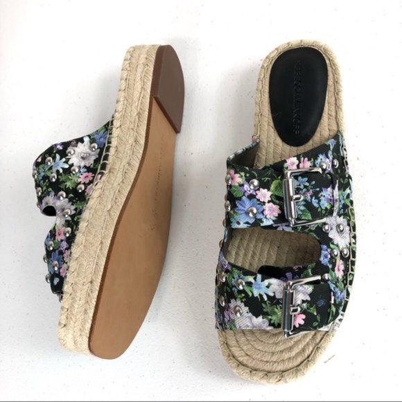 New Rebecca Minkoff Floral Sandals Size 8M (boxBB)